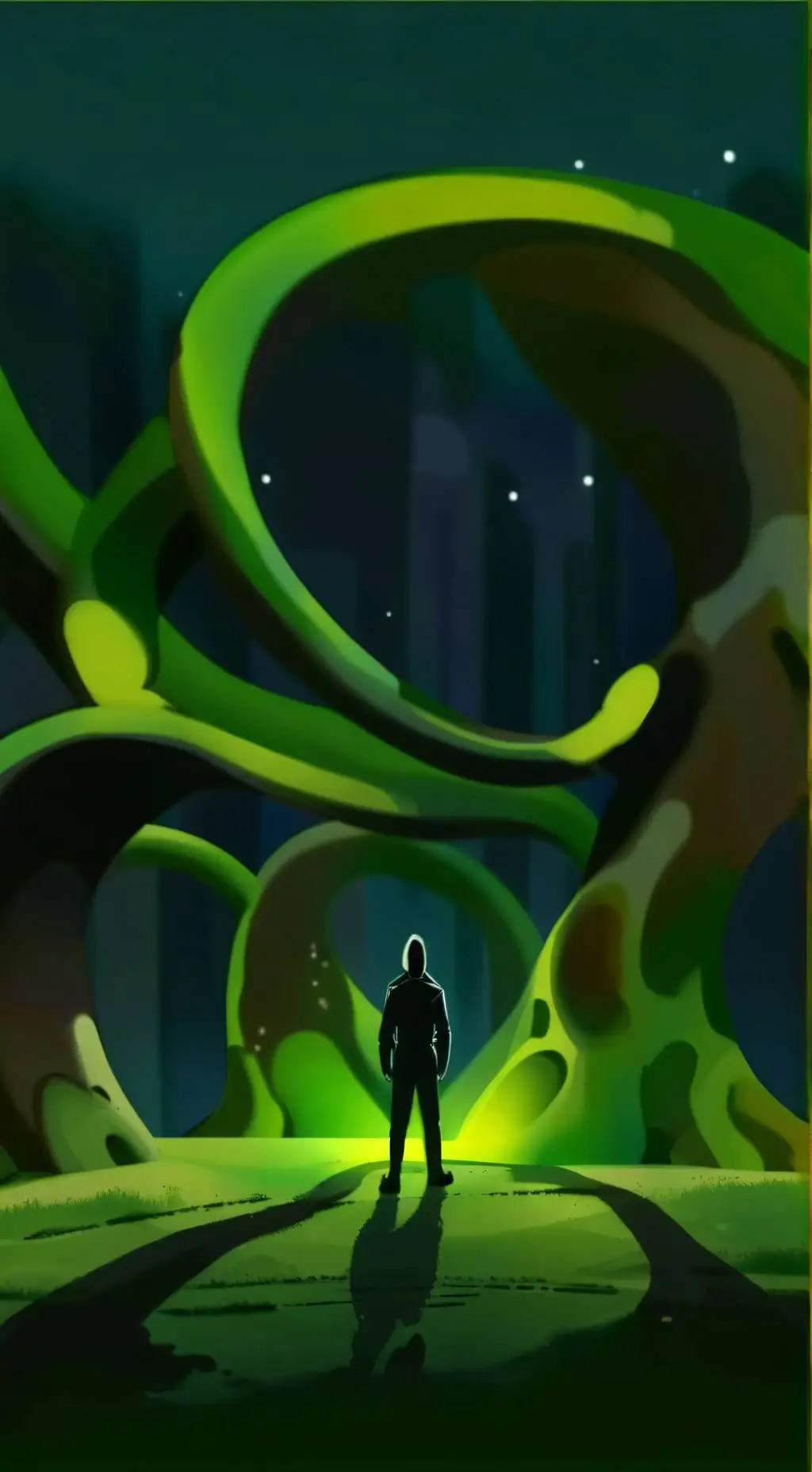 ai character: morro Ninjago background