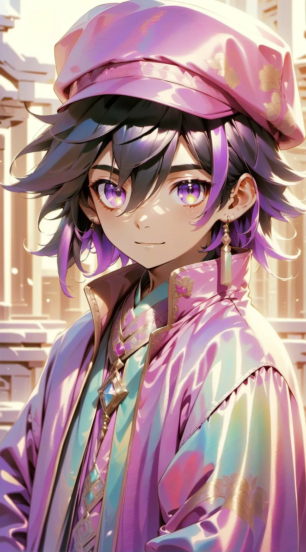 ai character: javier xDDDD background