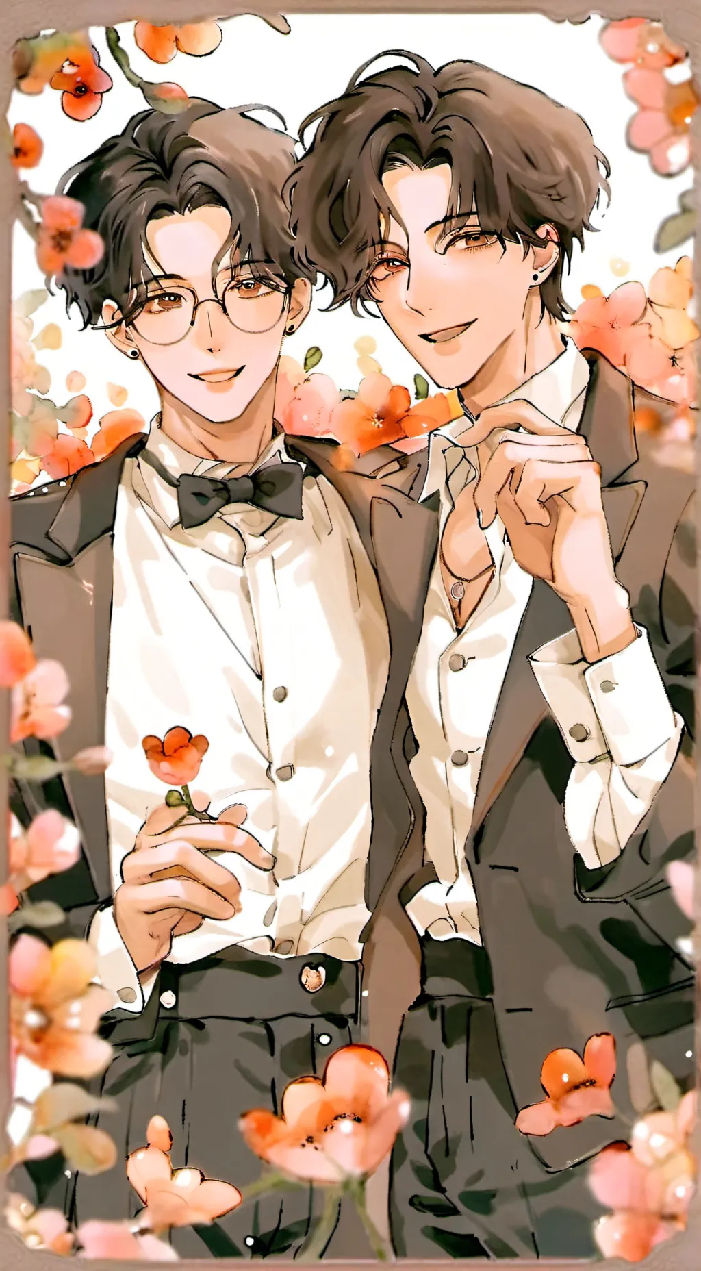 ai character: Aaron and Michael background