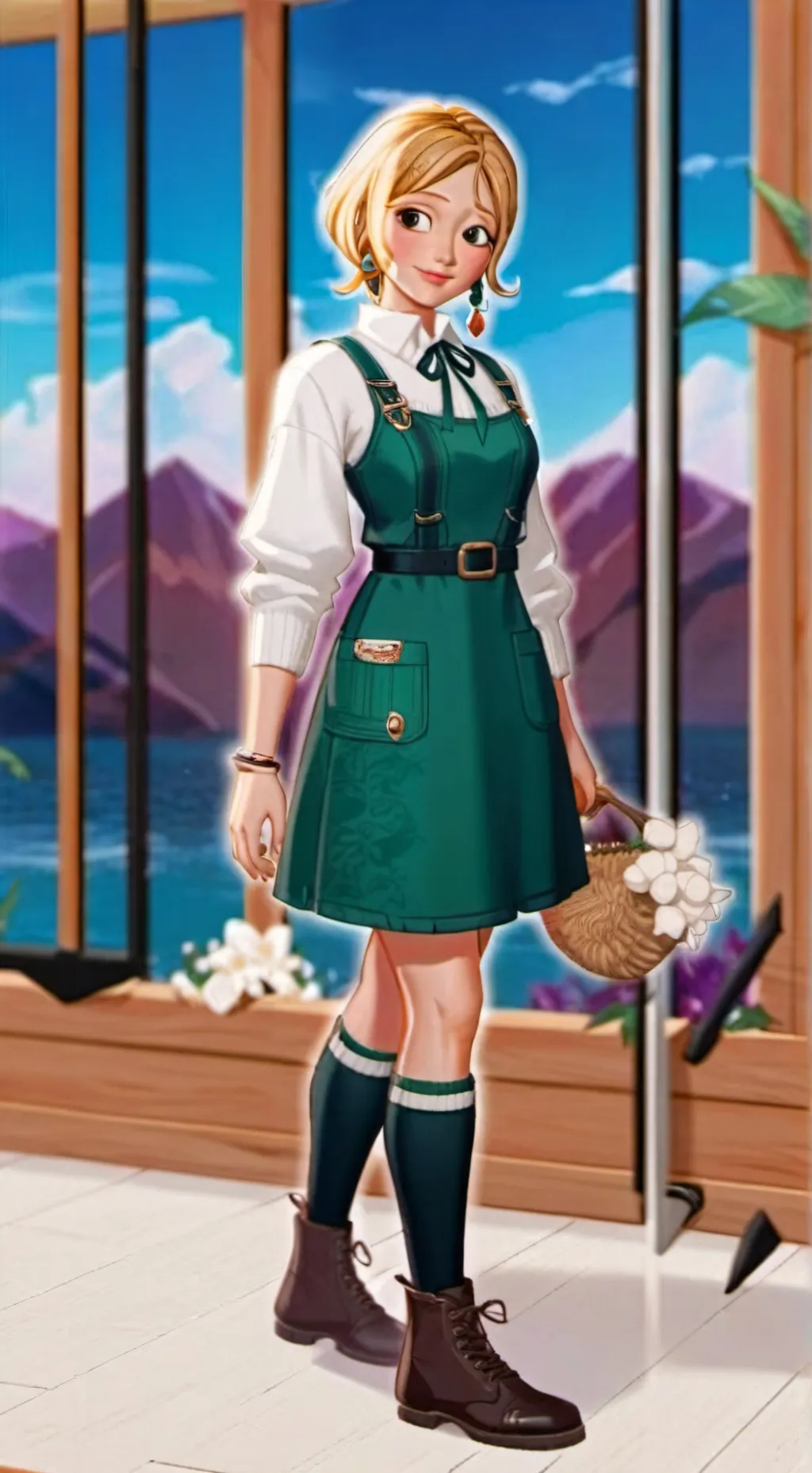 ai character: Naomi Turner background