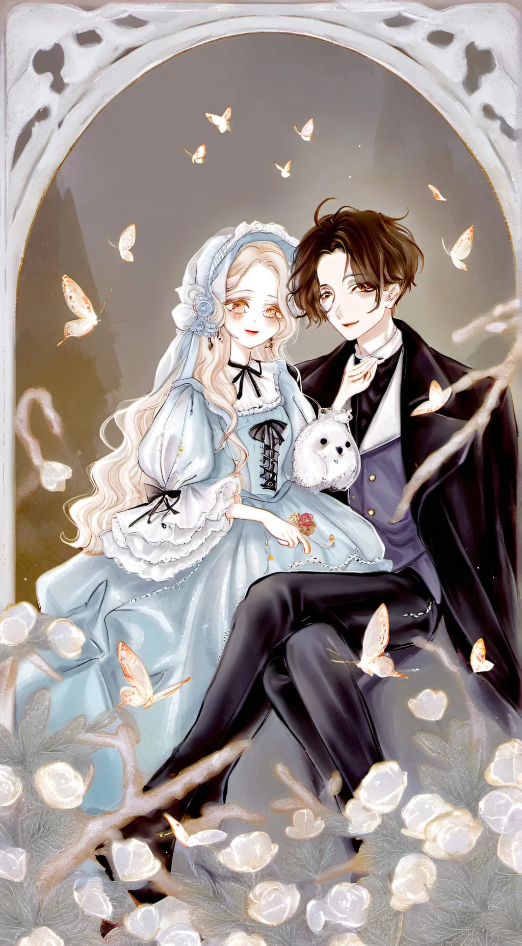 ai character: Dandys world xMine background