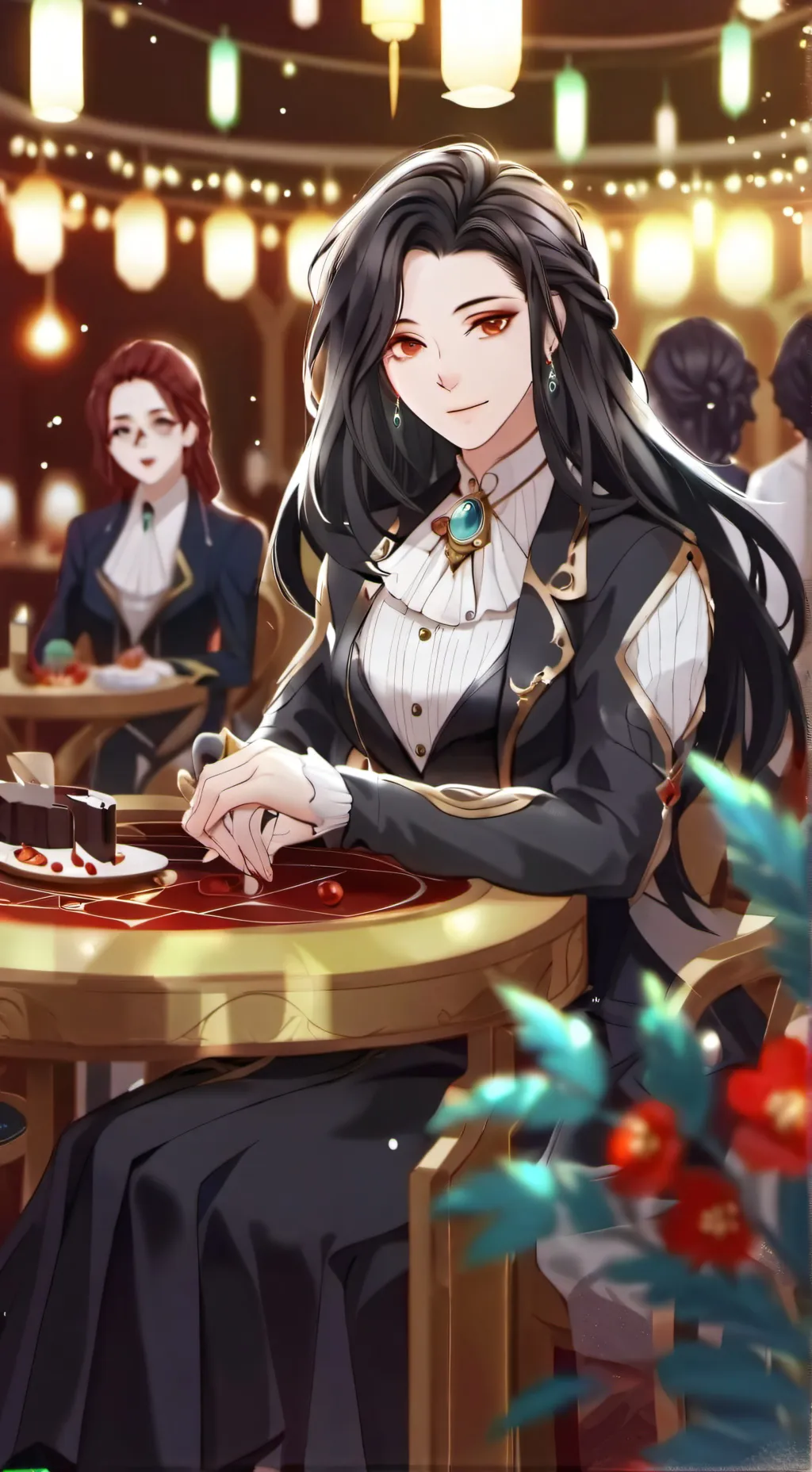 ai character: luna background