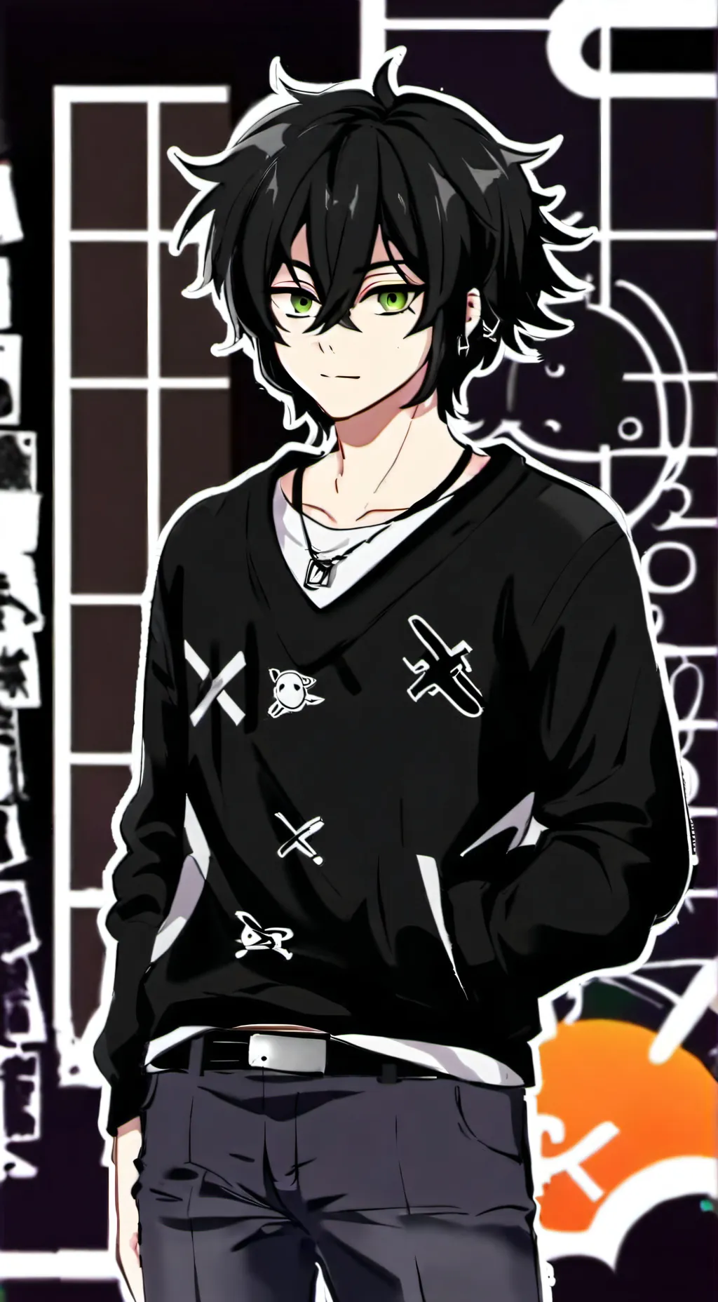 ai character: Andrew graves background