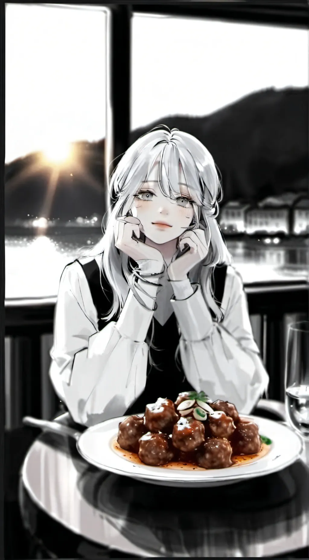 ai character: luna background