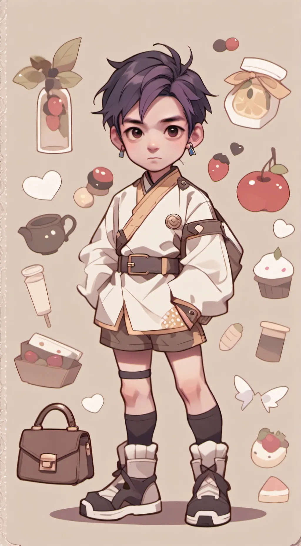 ai character: thanos background