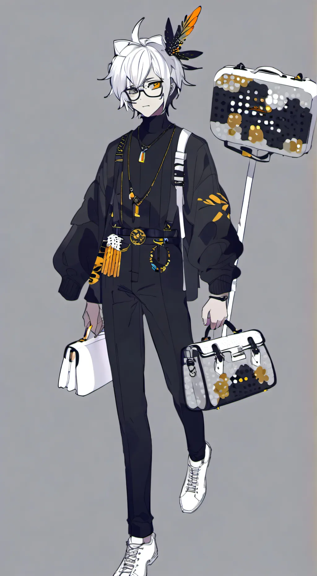 ai character: modelo famoso⛸️🌌 background