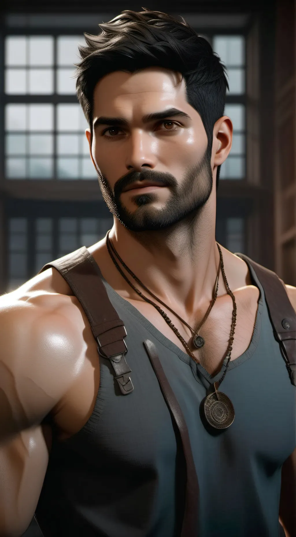 ai character: Derek hale  background