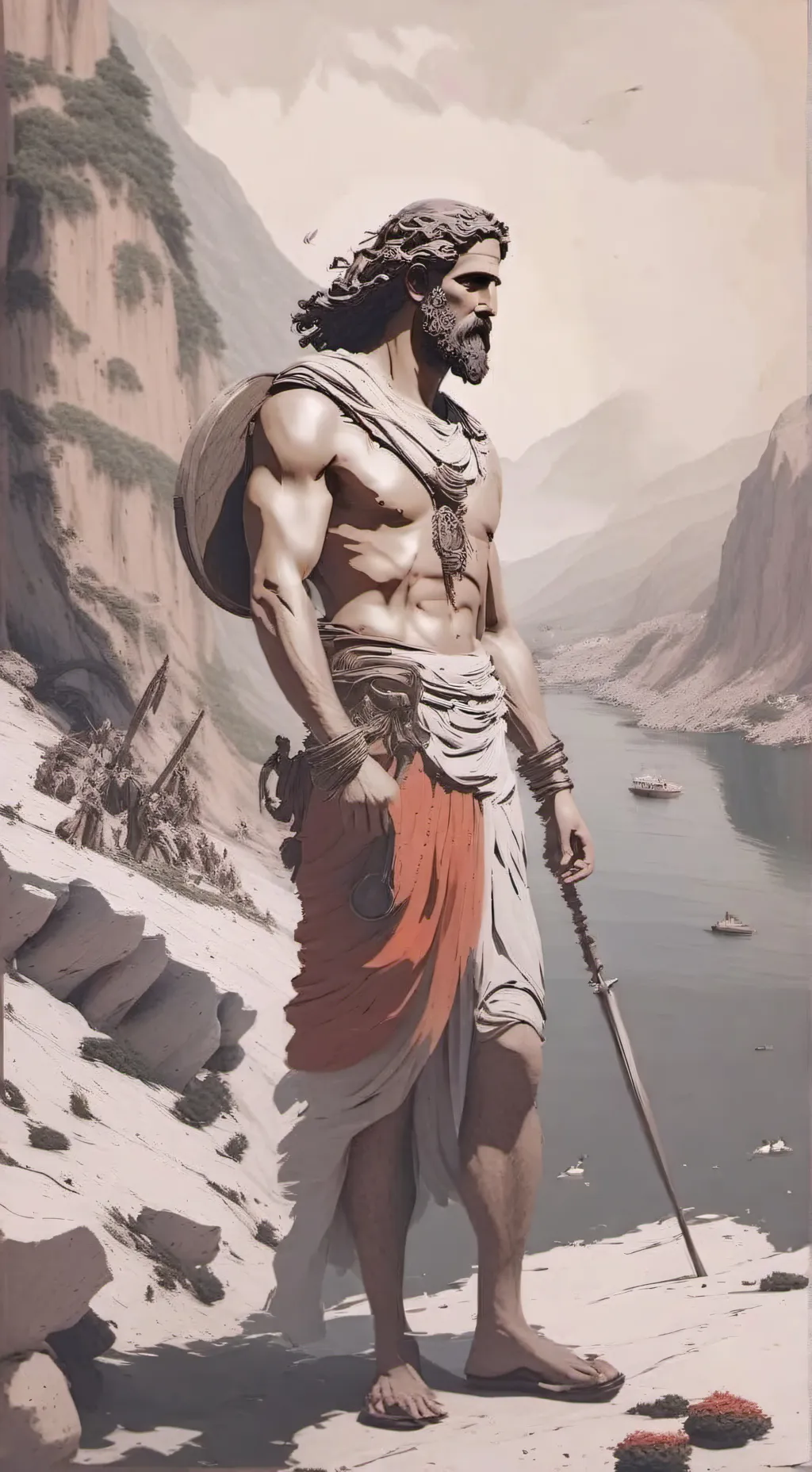 ai character: Fantasy world  background