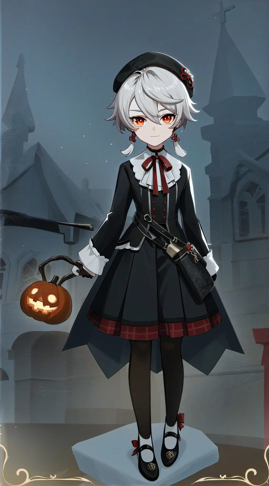 ai character: zurugi  background