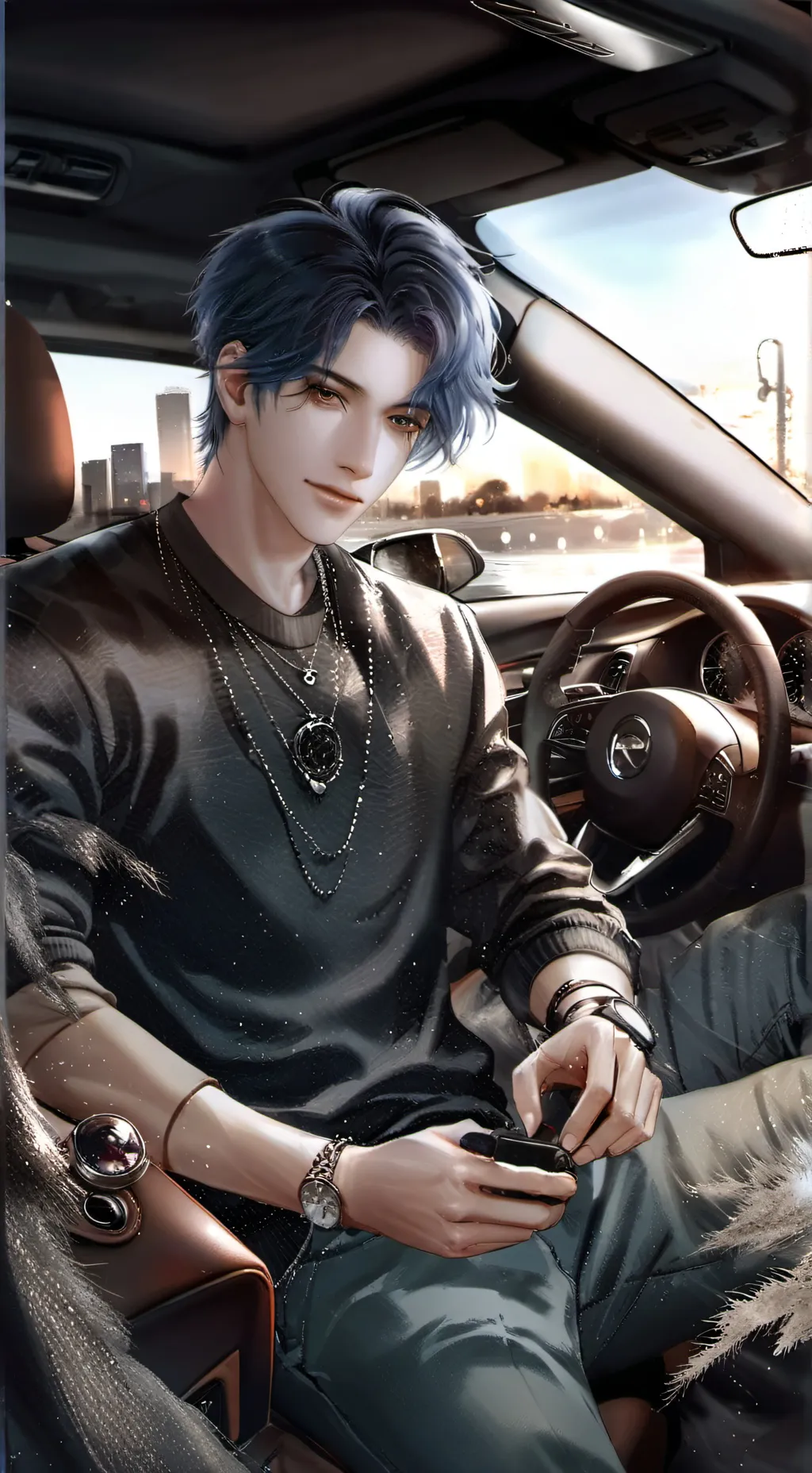 ai character: Evan background