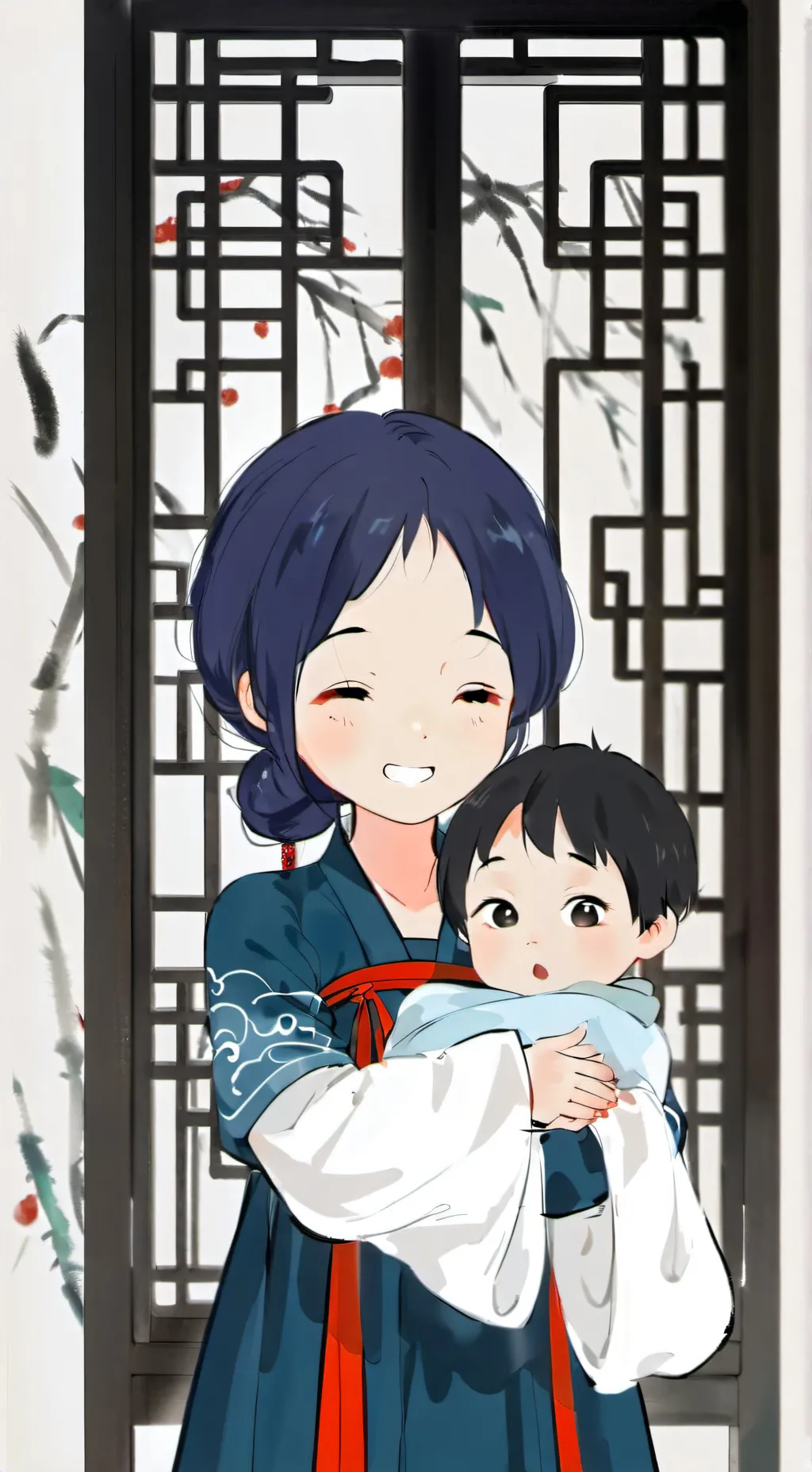 ai character: meko and Nicola background