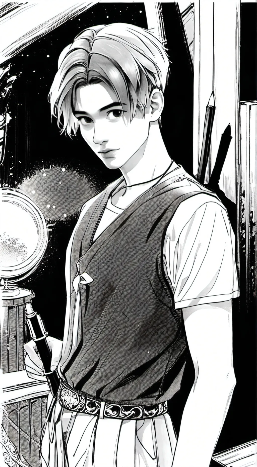 ai character: lourd background