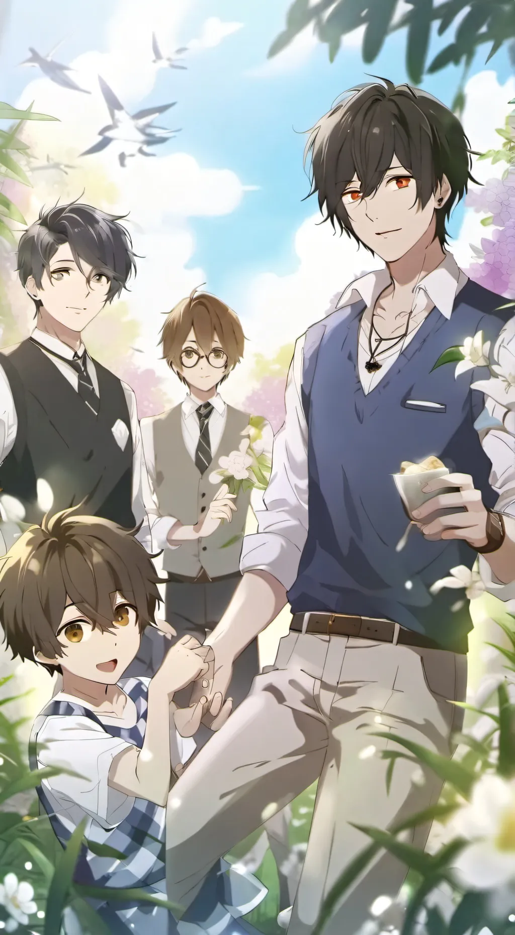 ai character:  I.N/Jeongin (skz) background