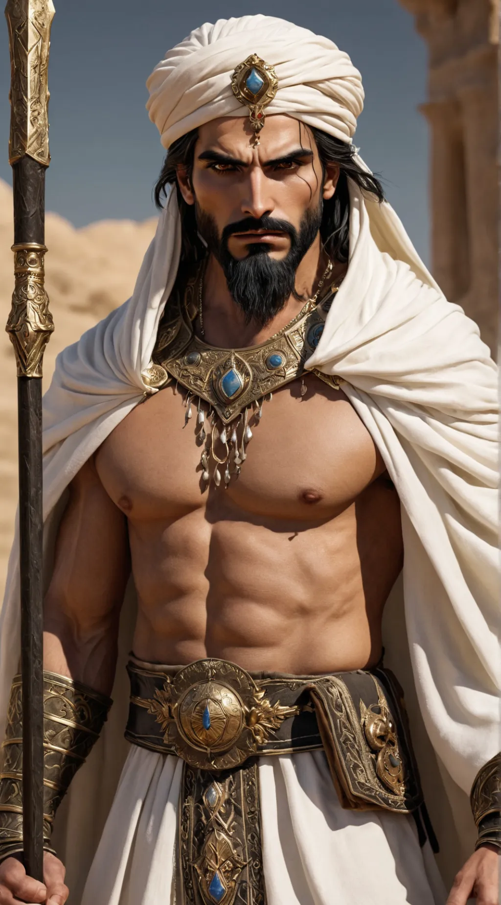 ai character: Malik al-Zahir background