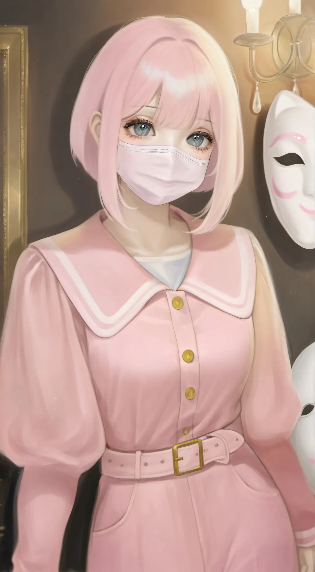 ai character: Female Guard background