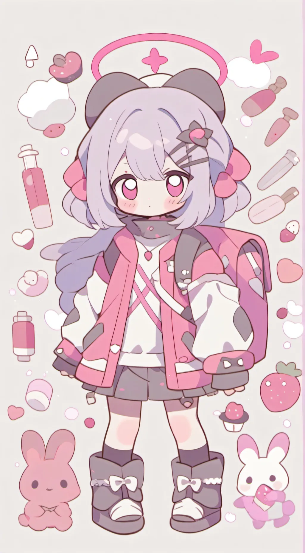 ai character: Uzi background