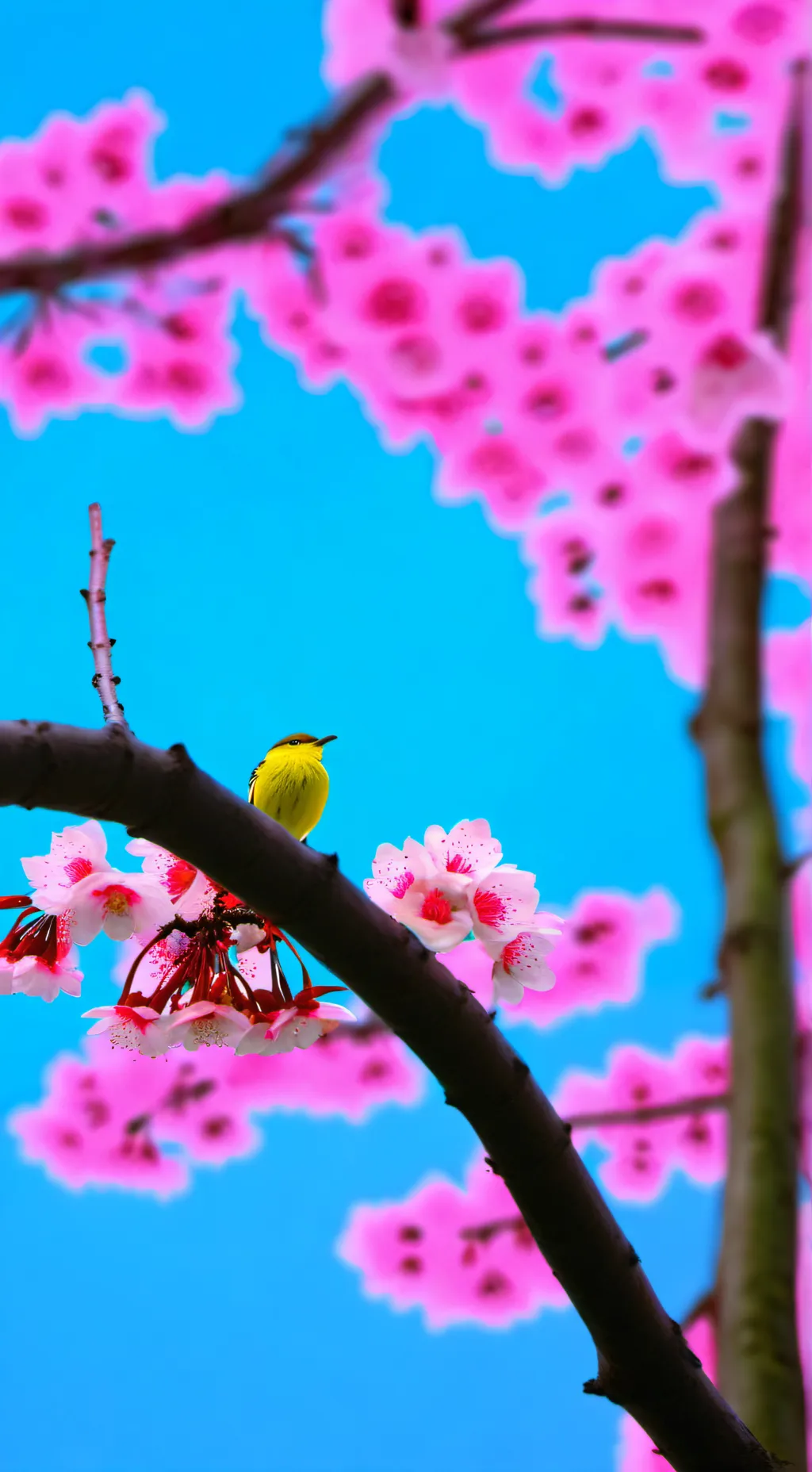 ai character: Cherry Blossom 🌸 background