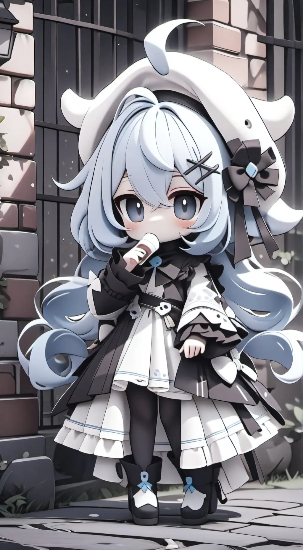 ai character: Dandys world!  background