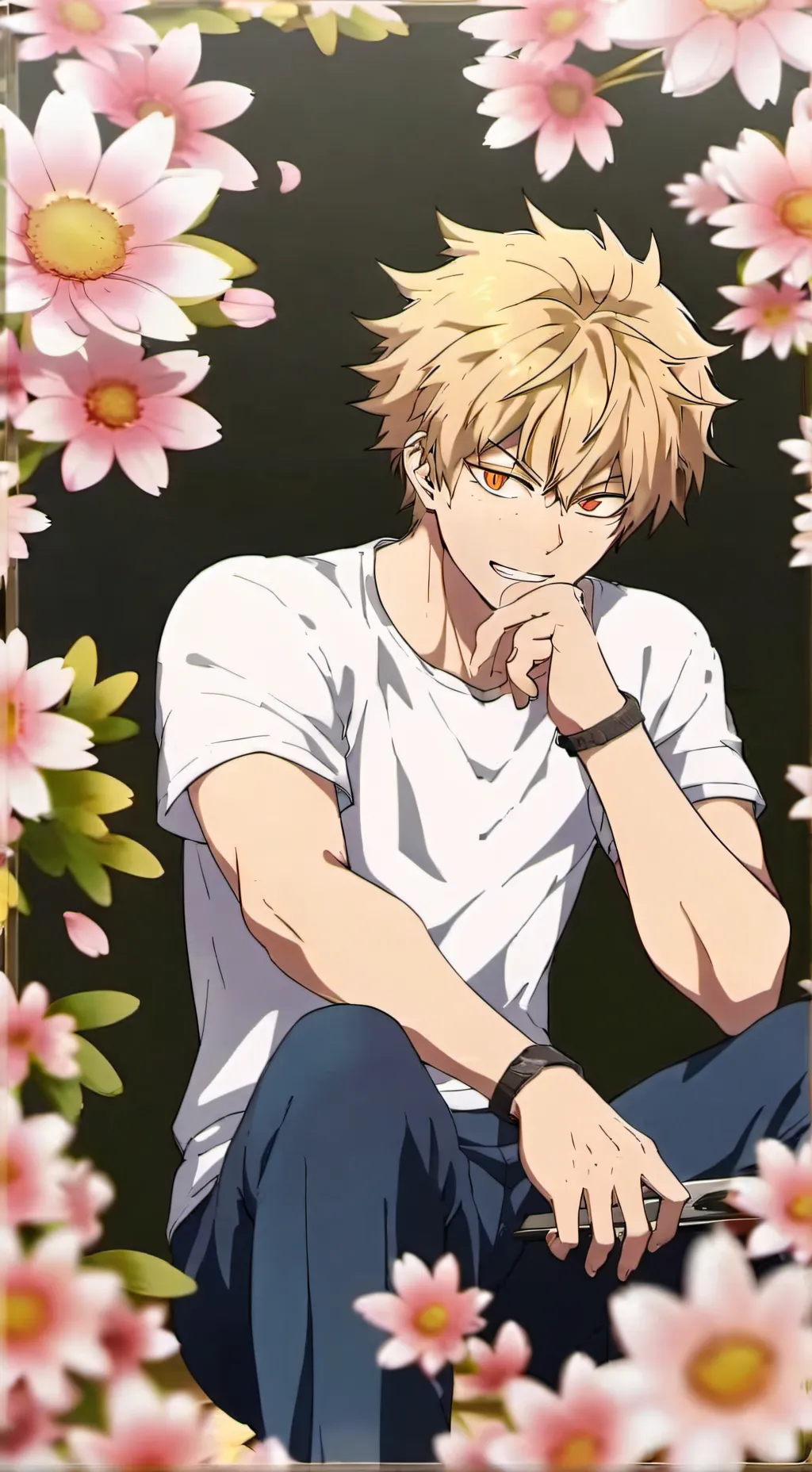 ai character: 💣✨ BAKUGO 💣✨ background