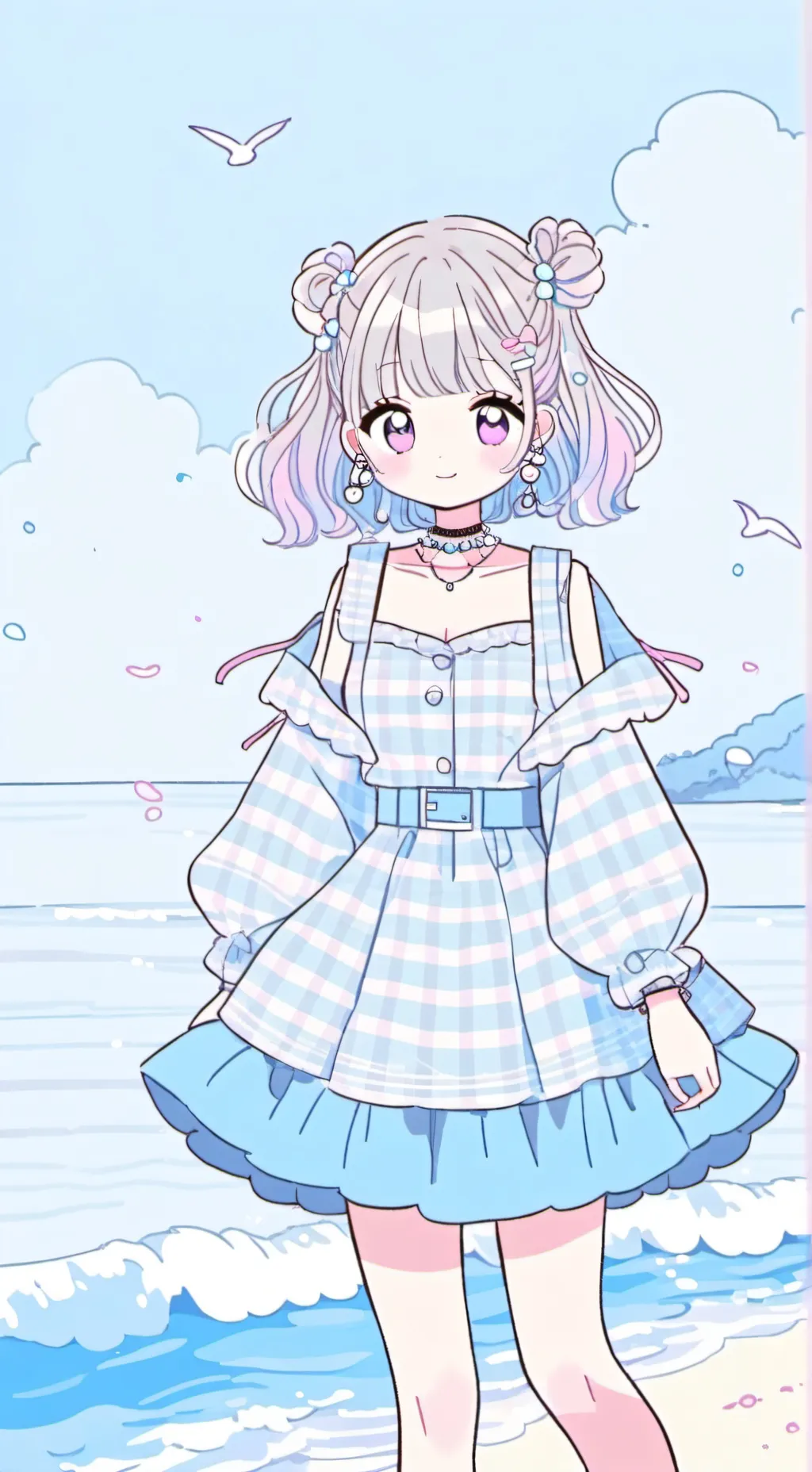 ai character: sky  background