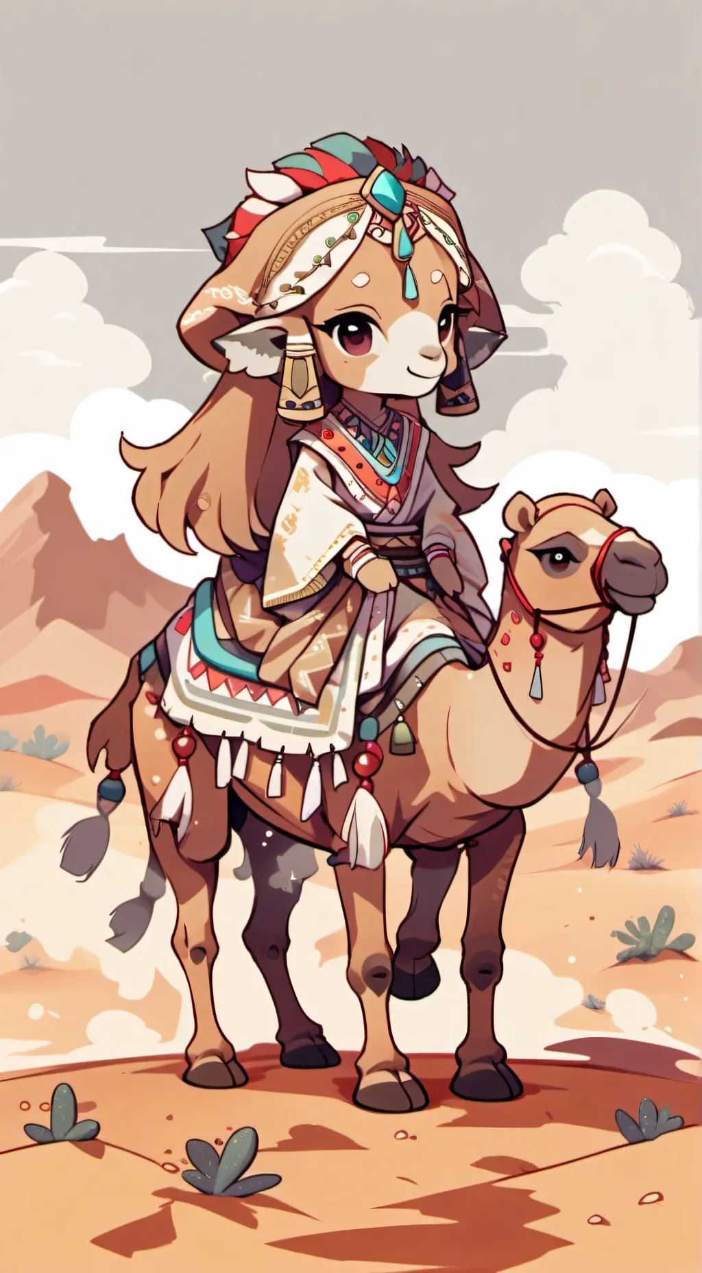 ai character: fnaf school girl background