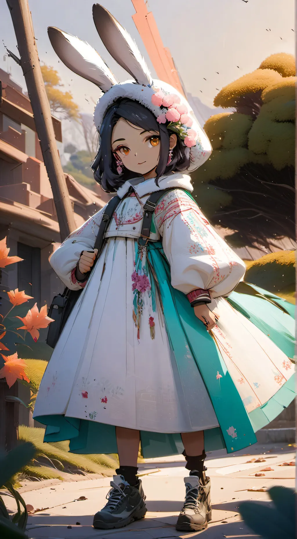 ai character: Mia  background
