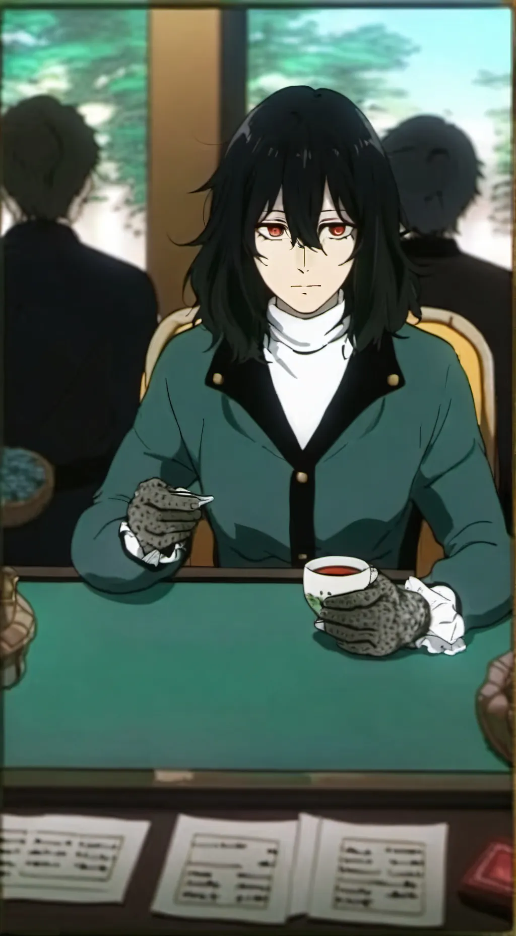 ai character: aziawa vampire mha background