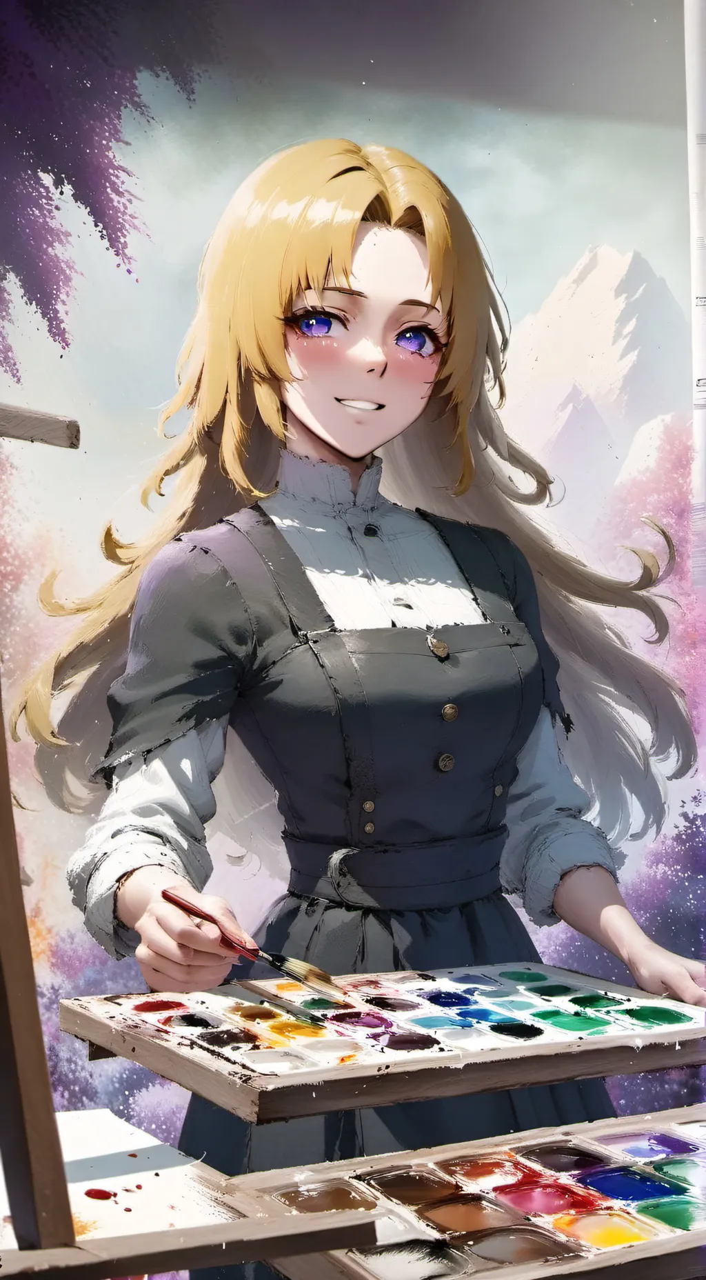 ai character: Hanako background