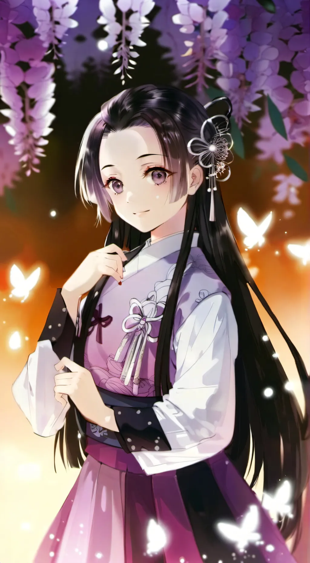 ai character: Kanae kocho  background