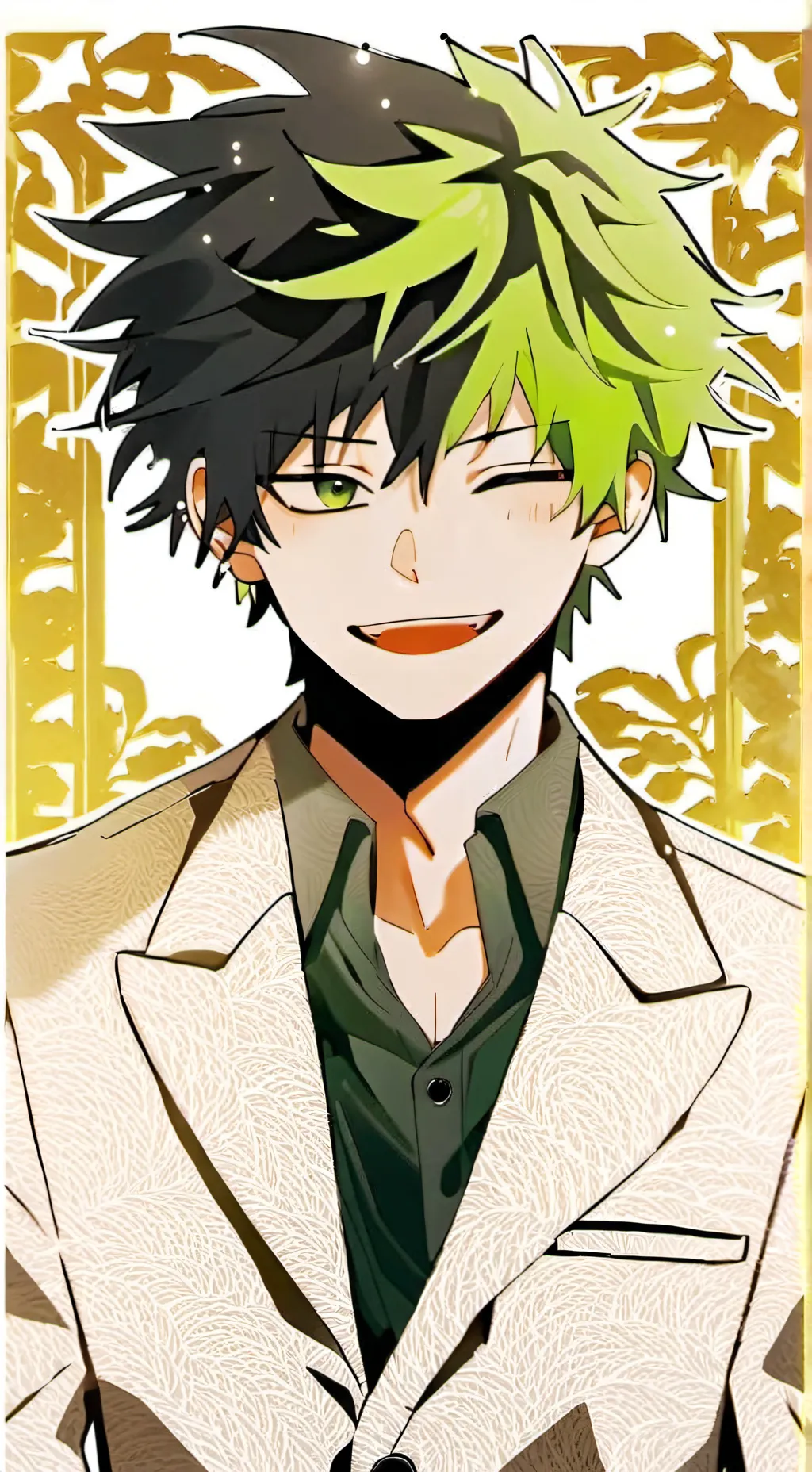 ai character: deku background