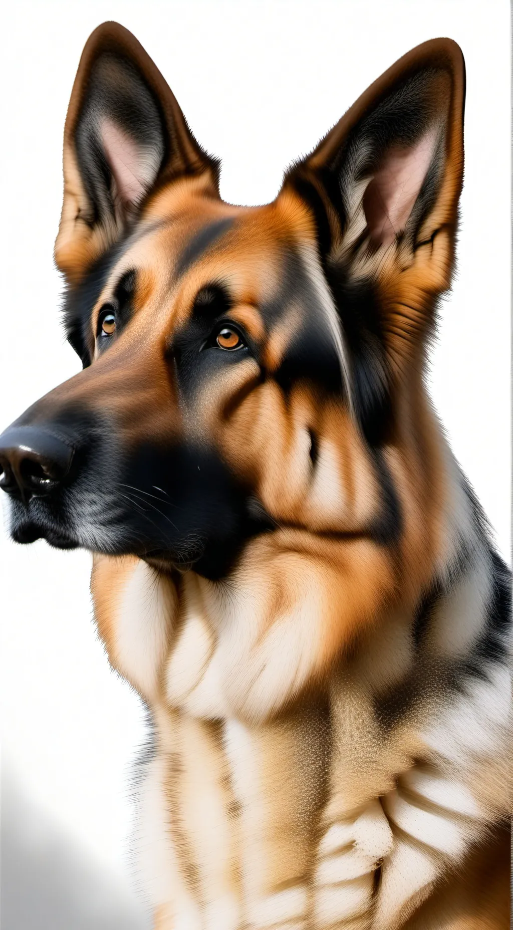 ai character: german sheperd fam background