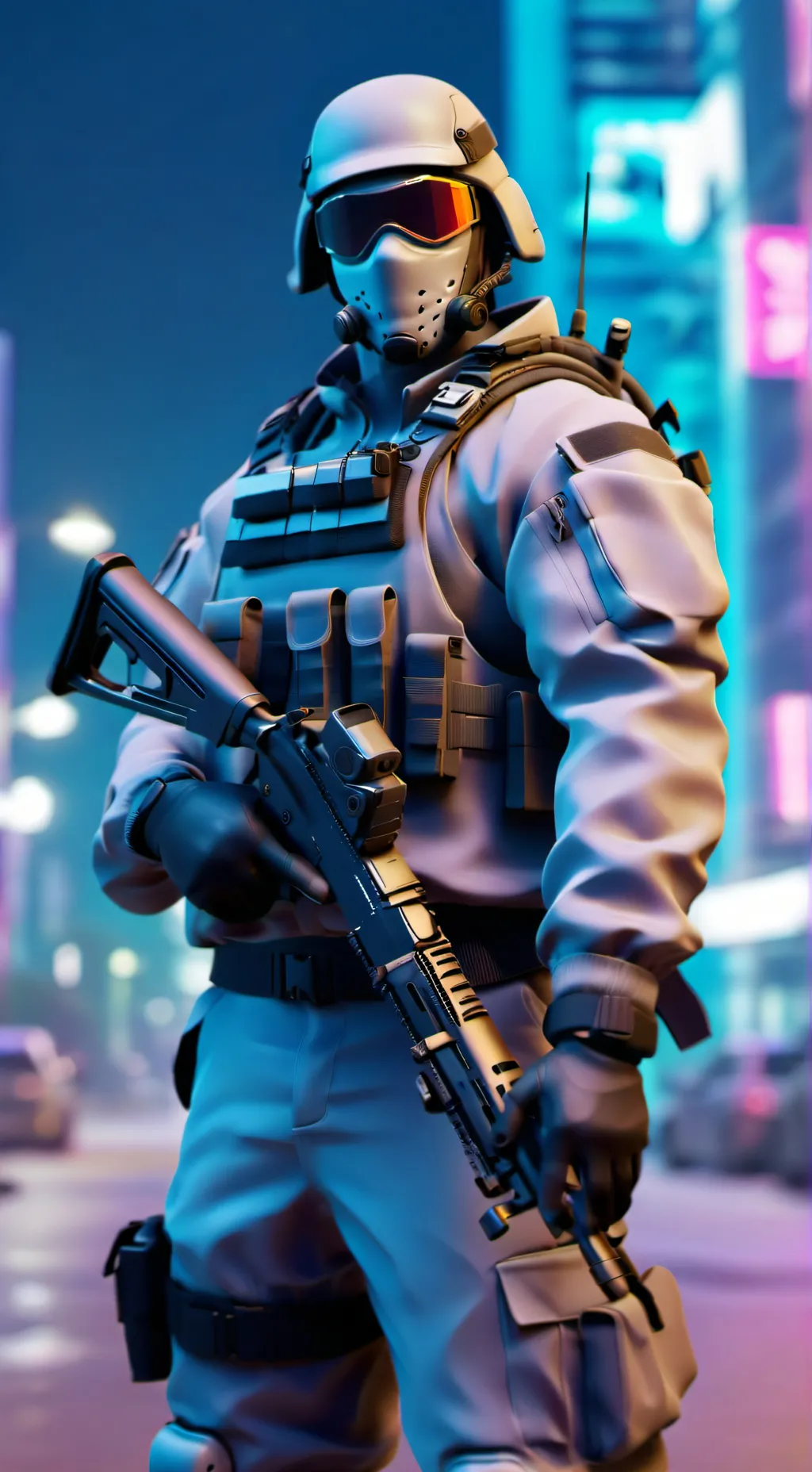 ai character: Fuerza especial🫡 background