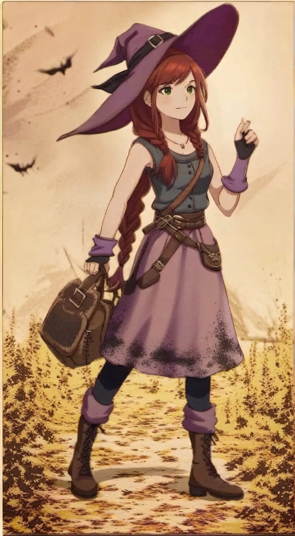 ai character: Maggie background