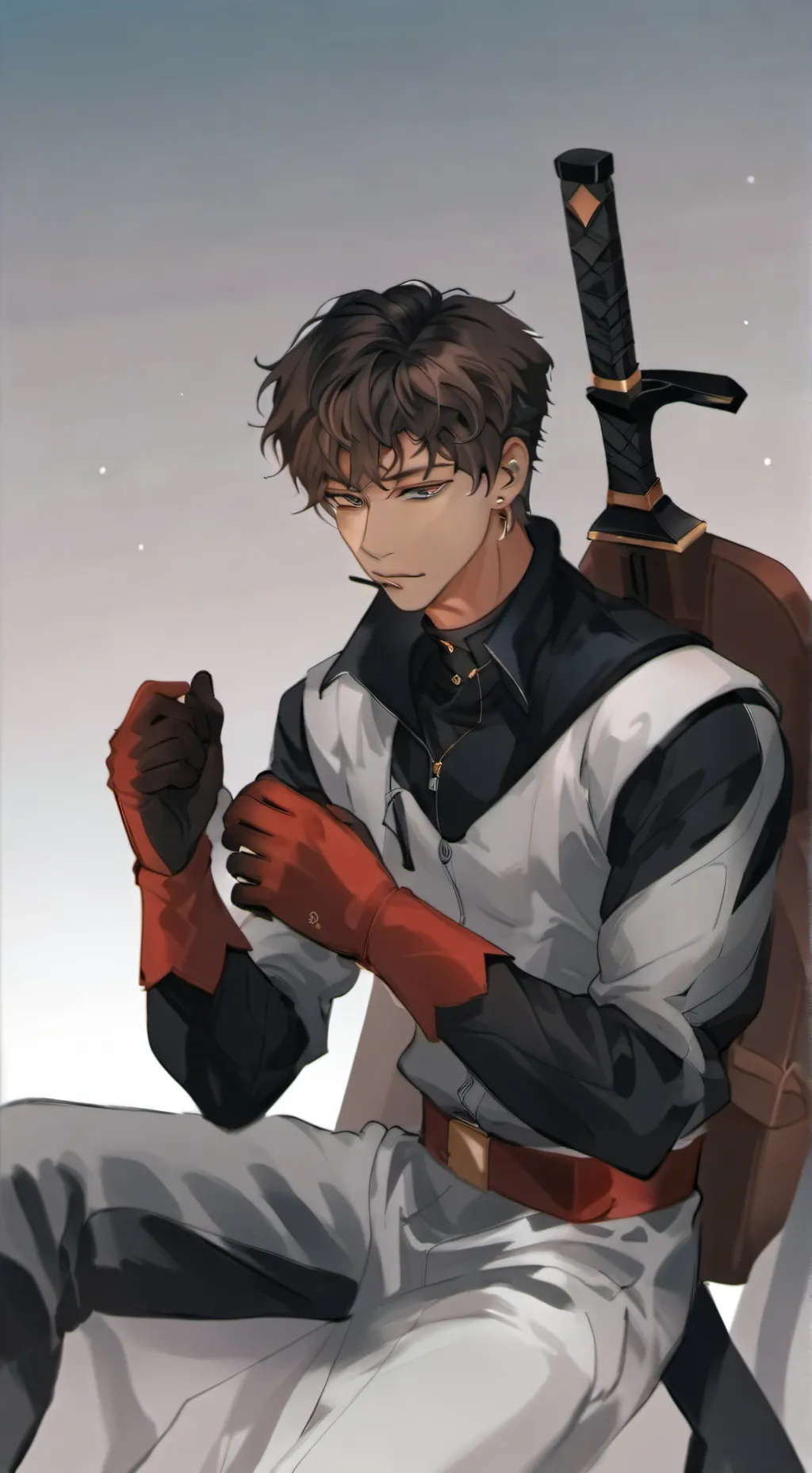 ai character: Evan  background