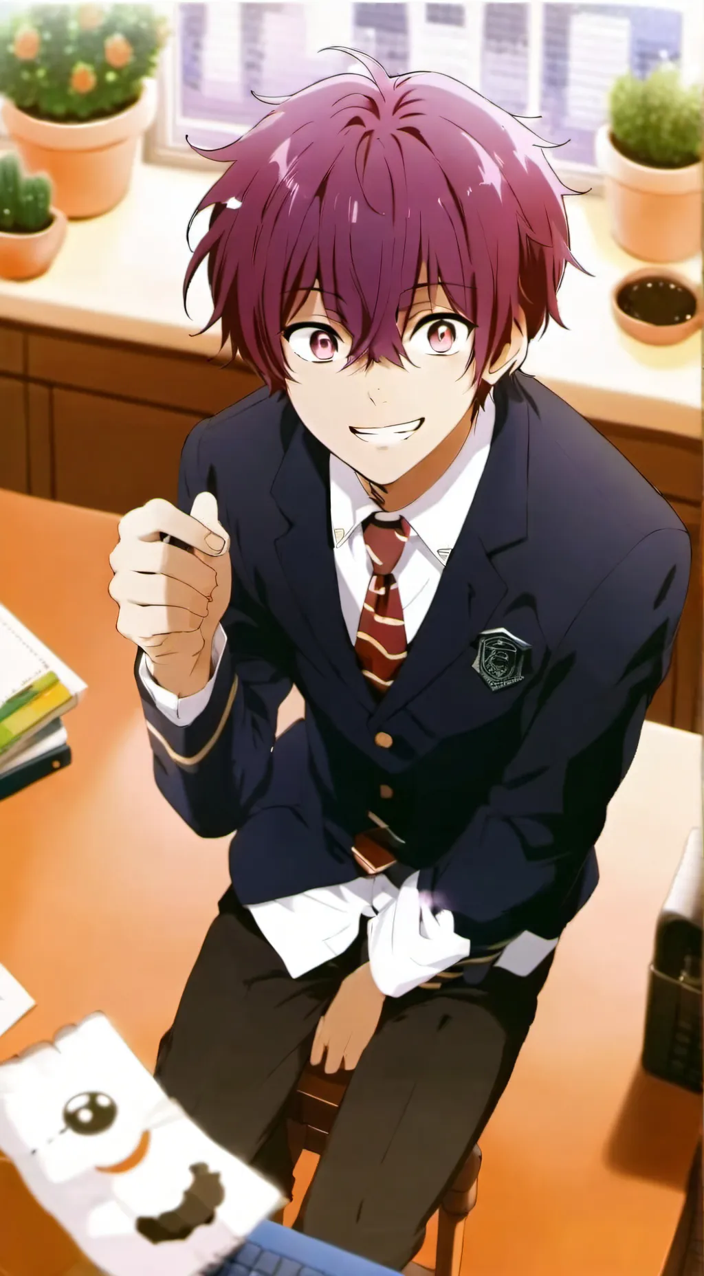 ai character: Shintaro Yuhiko  background