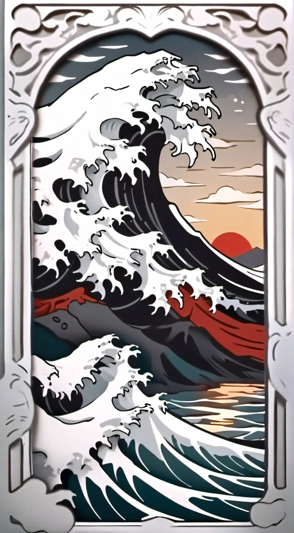 ai character: Naruto + MHA raft background