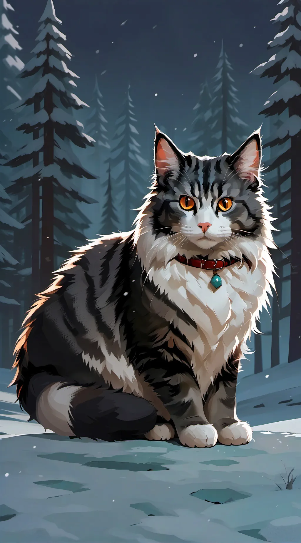 ai character: ShatteredSky background