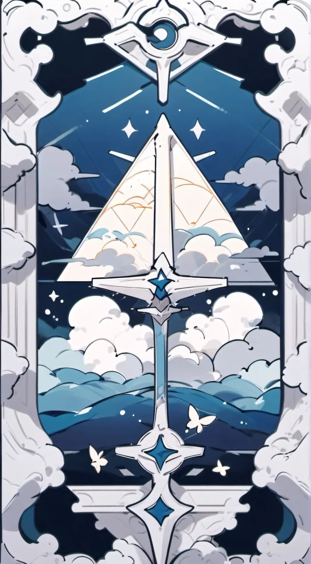 ai character: random things background