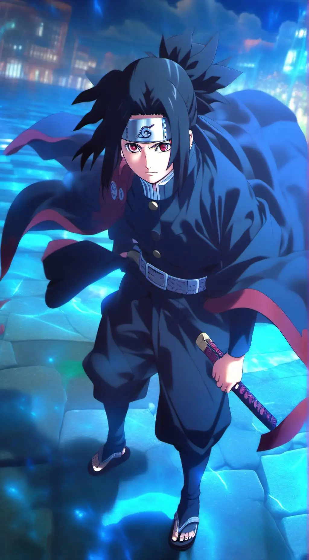 ai character: sasunaru  background