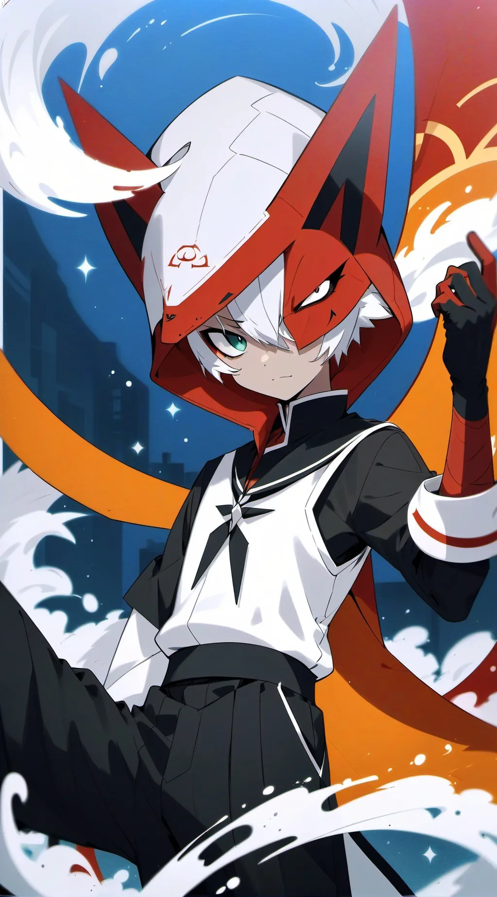 ai character: leyenda background