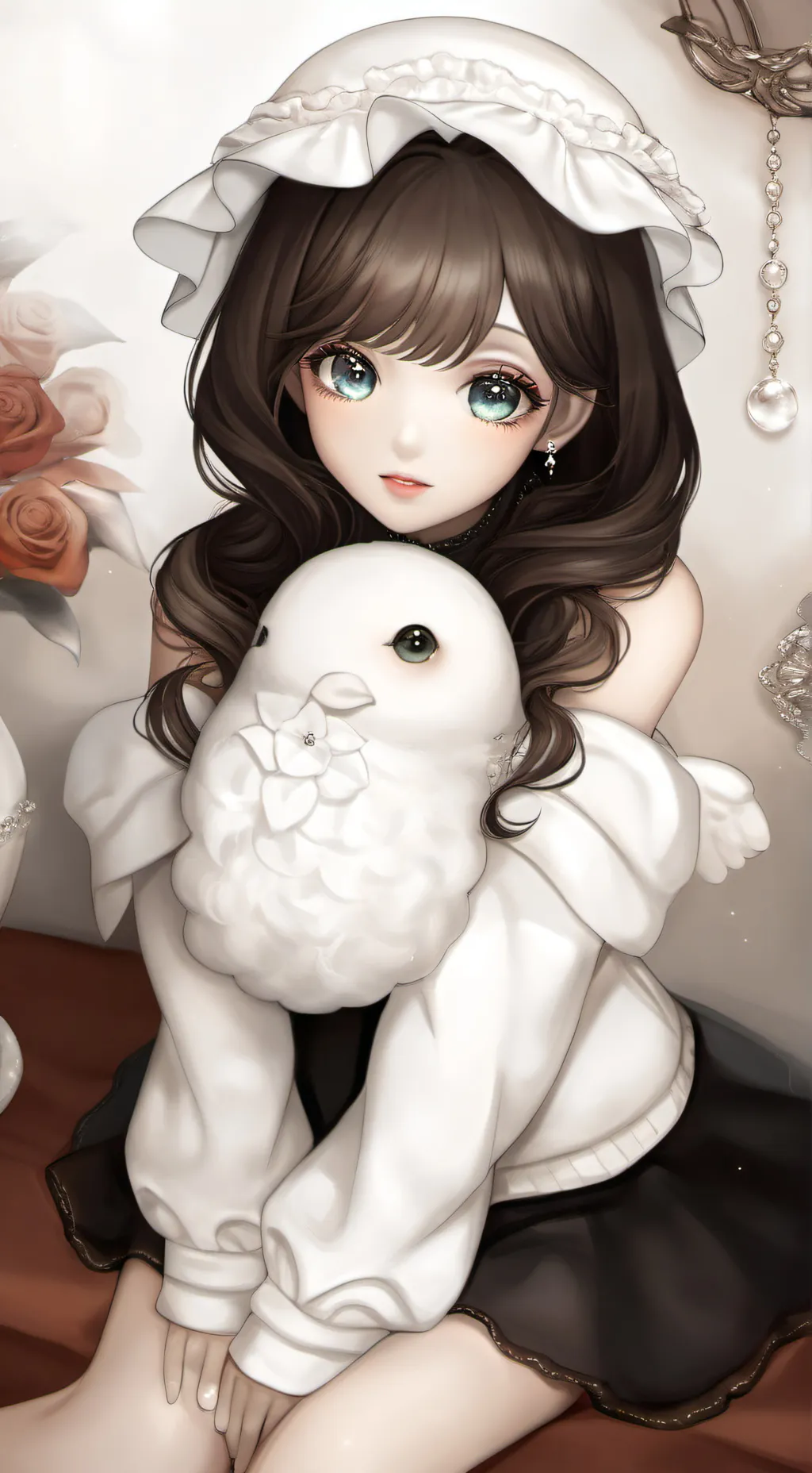 ai character: ~ nuzzled ~ background