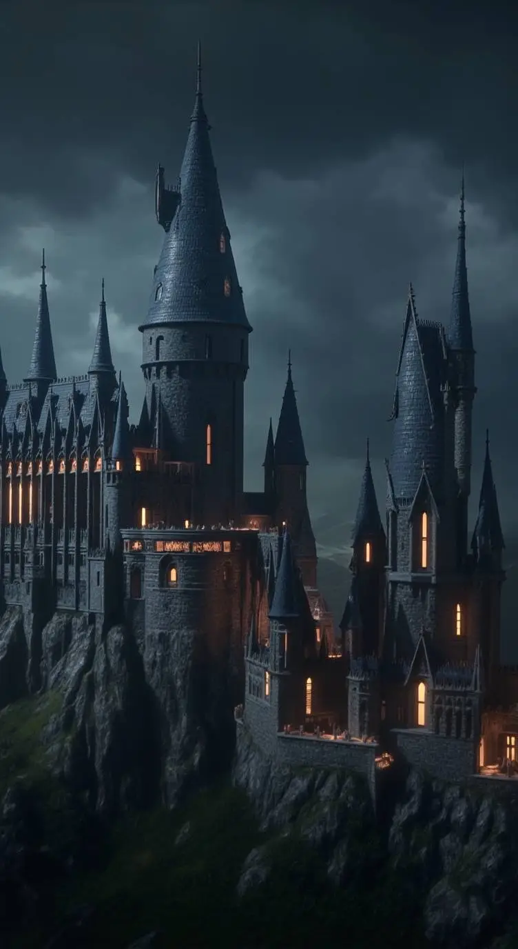 ai character: Hogwarts School background