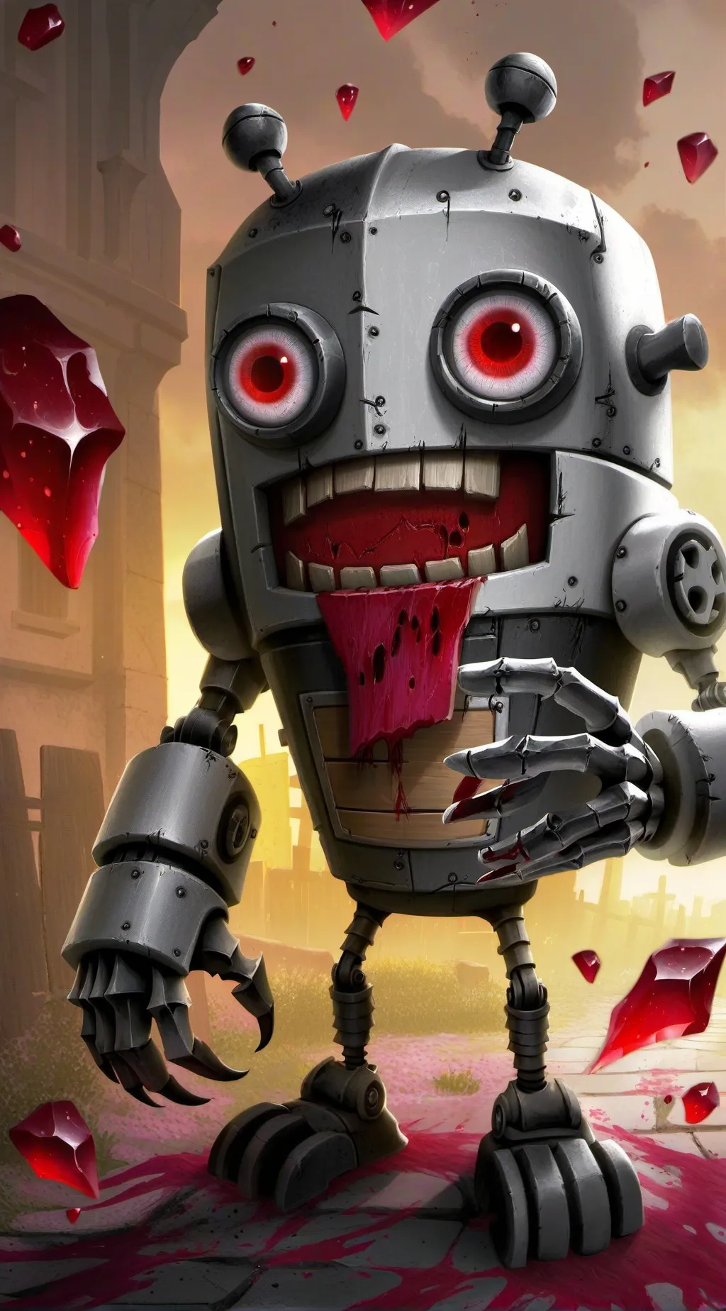 ai character: springbot background