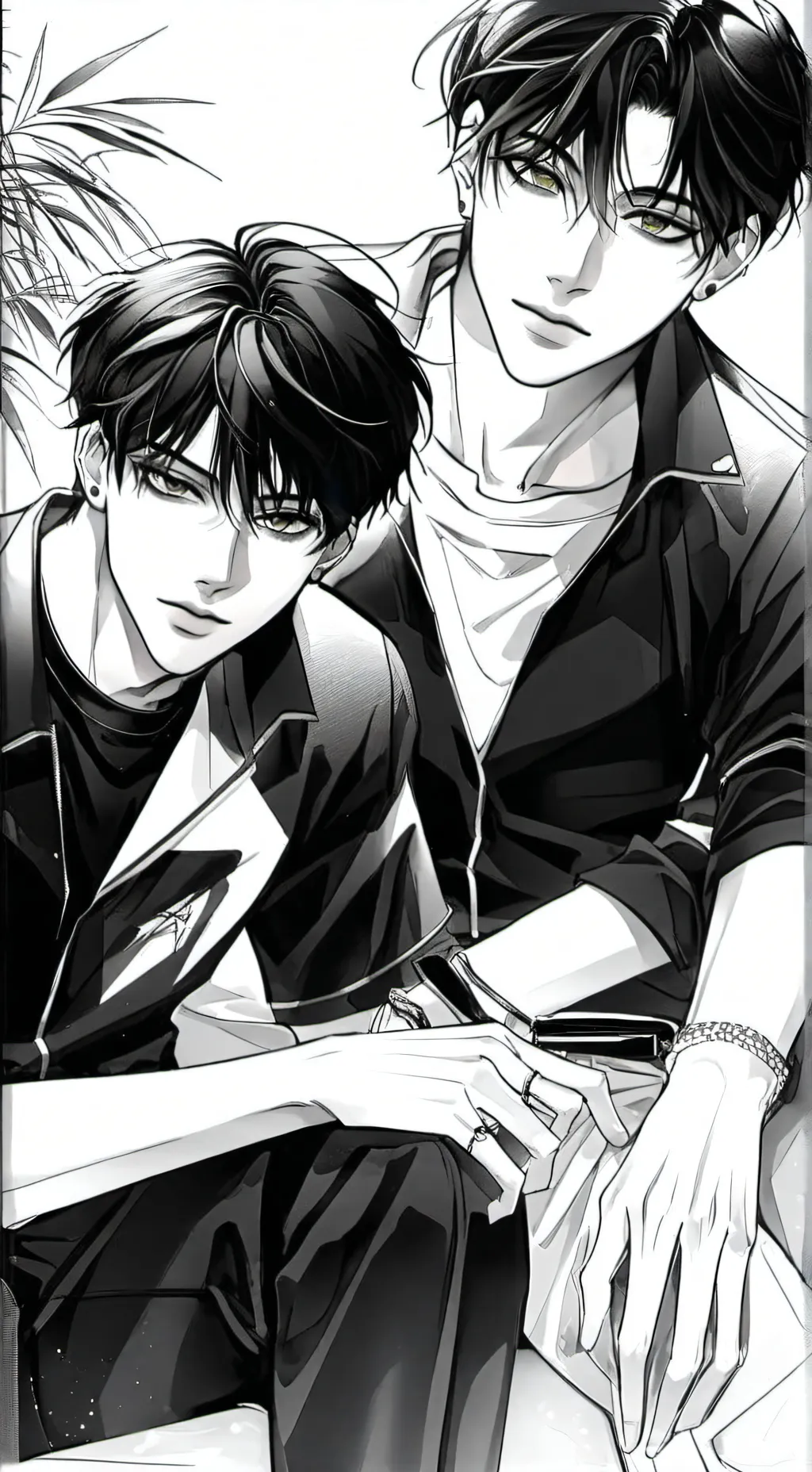 ai character: ~`•xander'n'xavier background