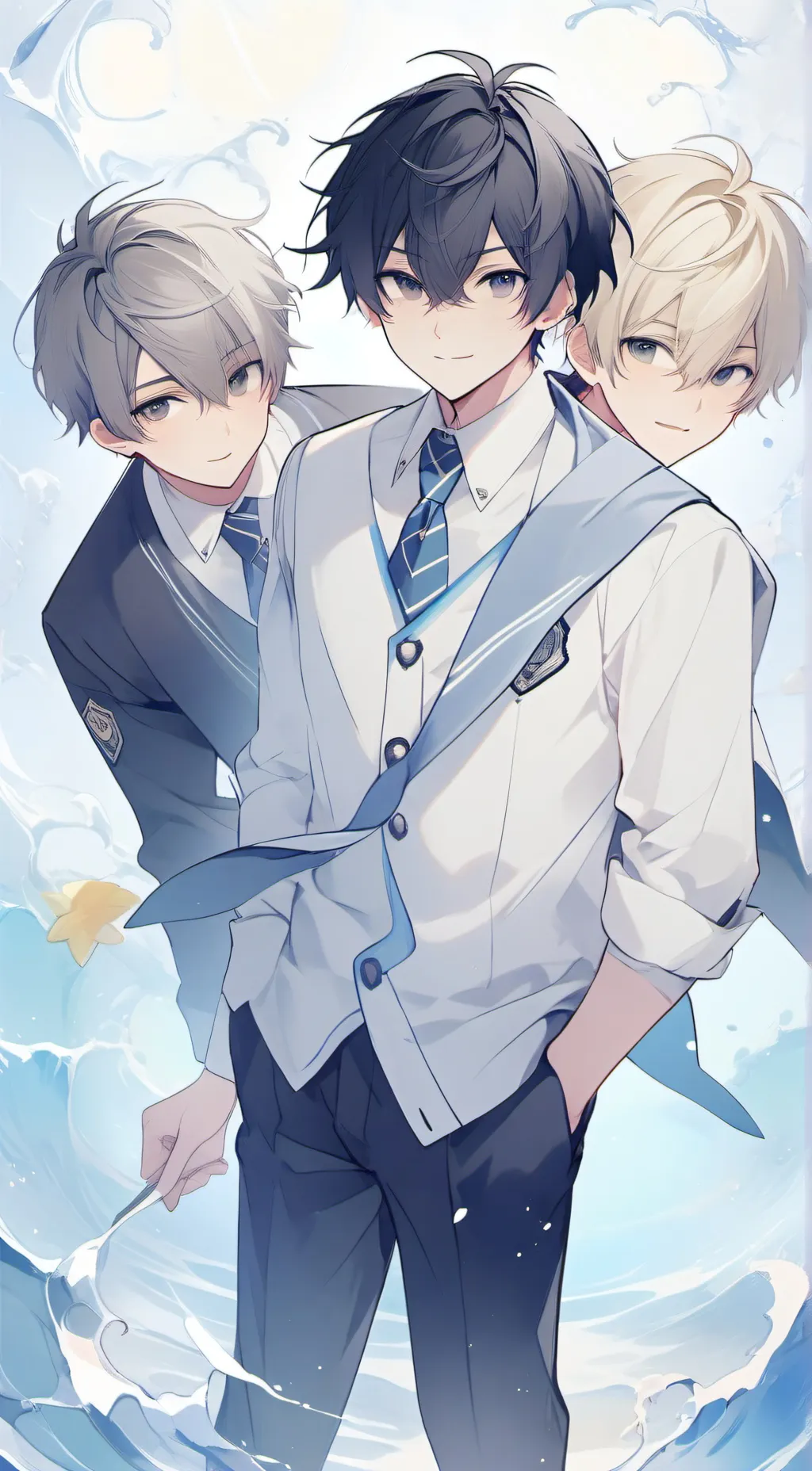 ai character: Nick,chase,eddie background