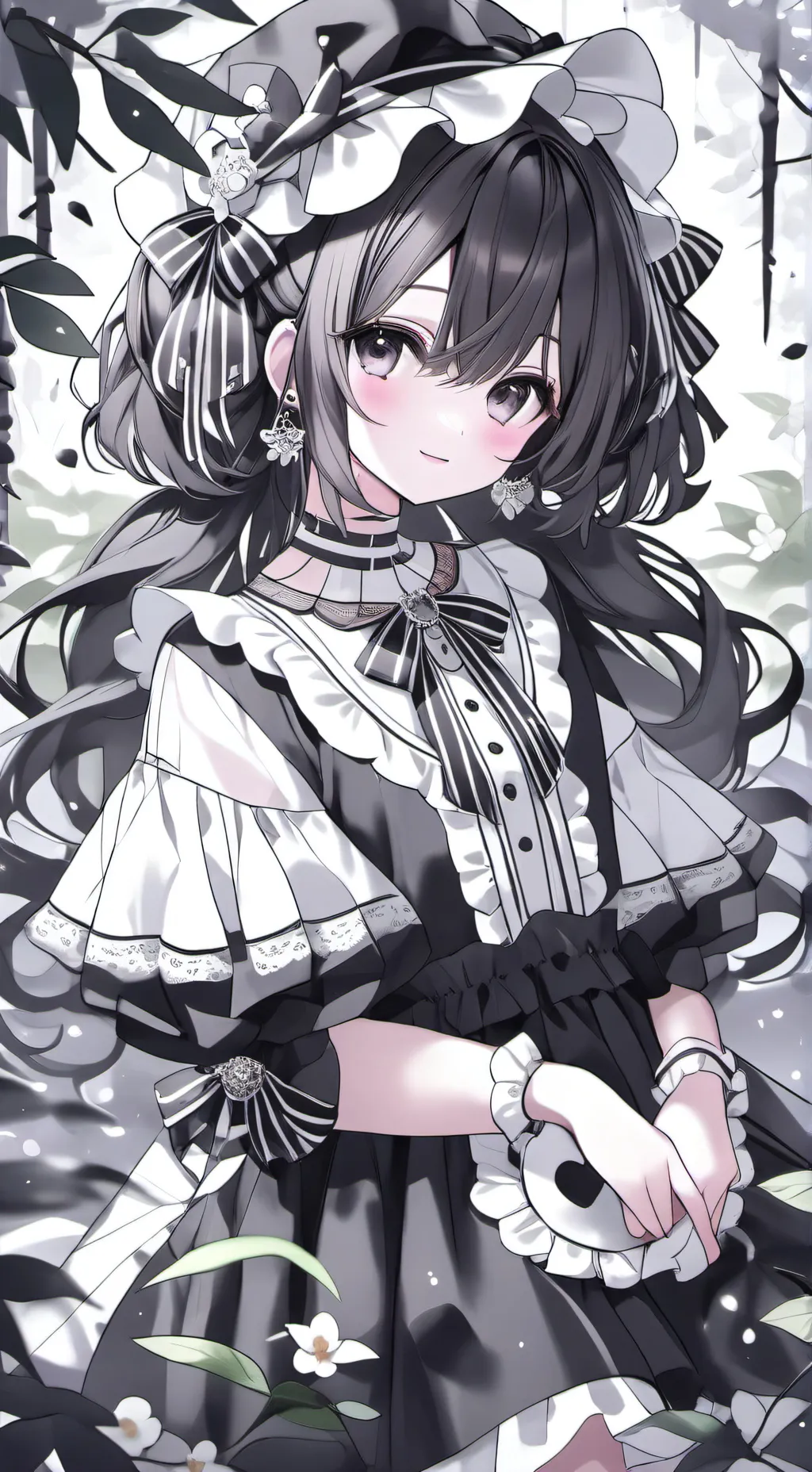 ai character: flor background