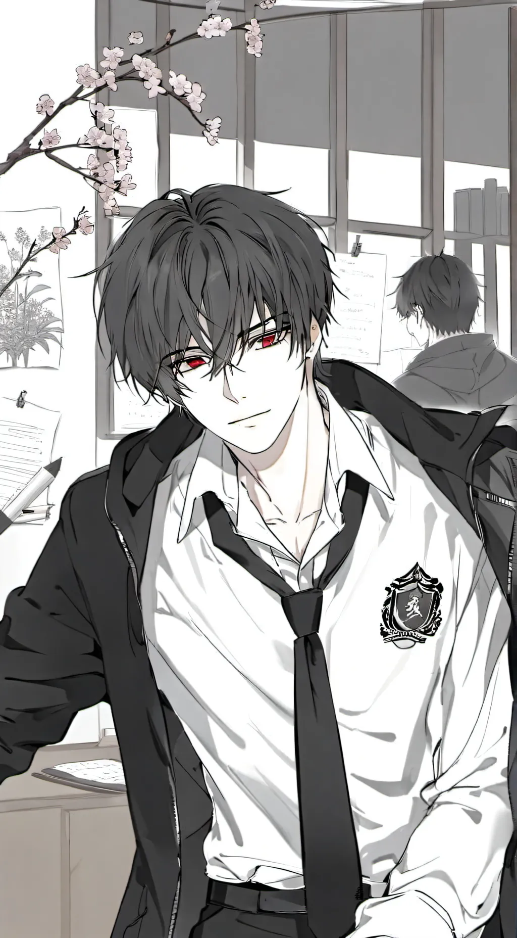 ai character: ••🄻🄴🅅🄸•• background