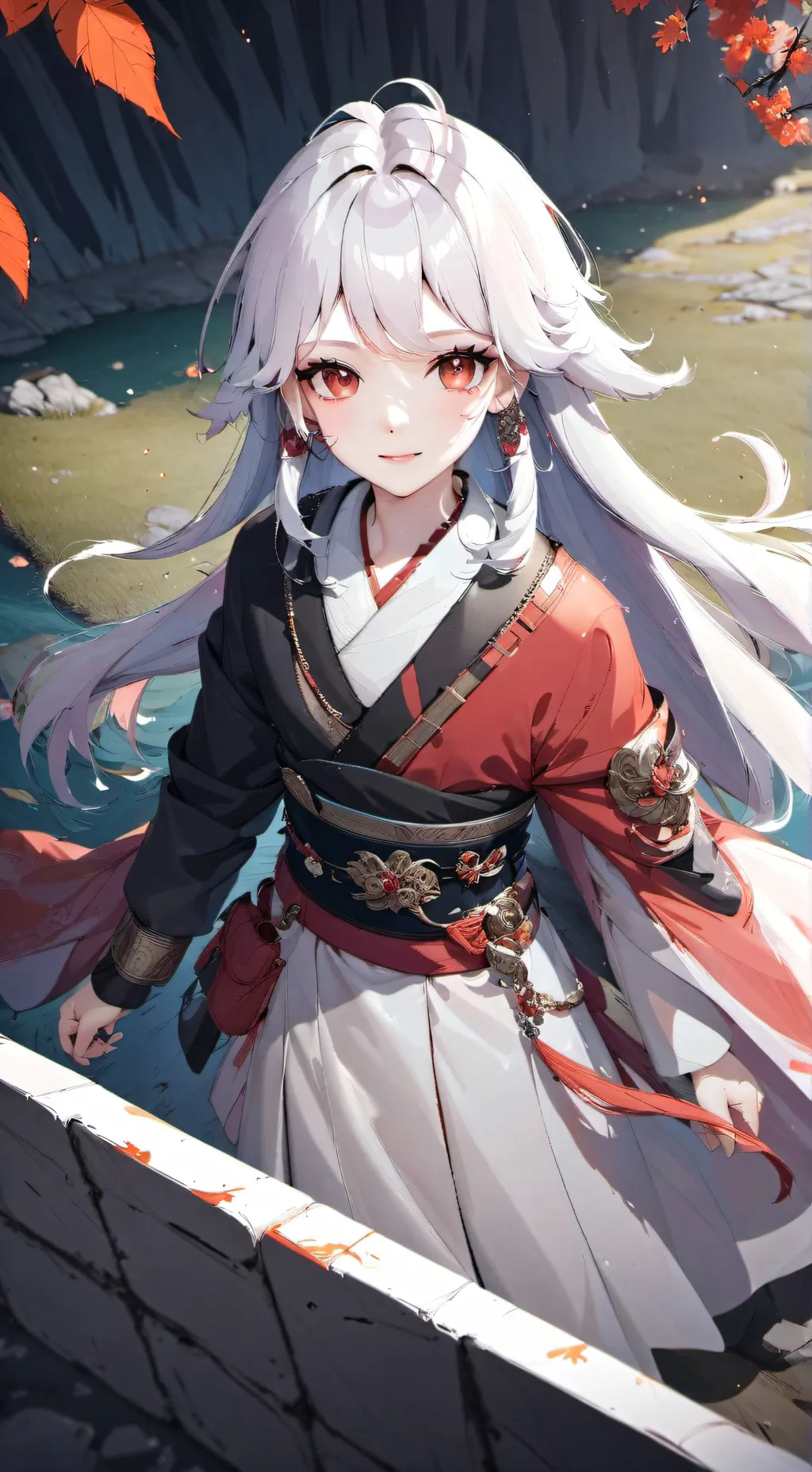 ai character: yoka Siri and gang background