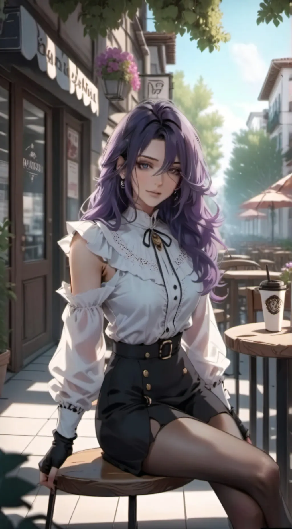 ai character: sofia background