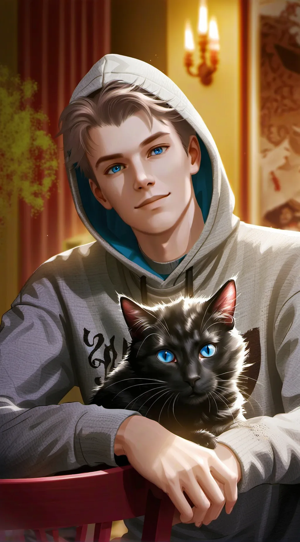 ai character: Max background